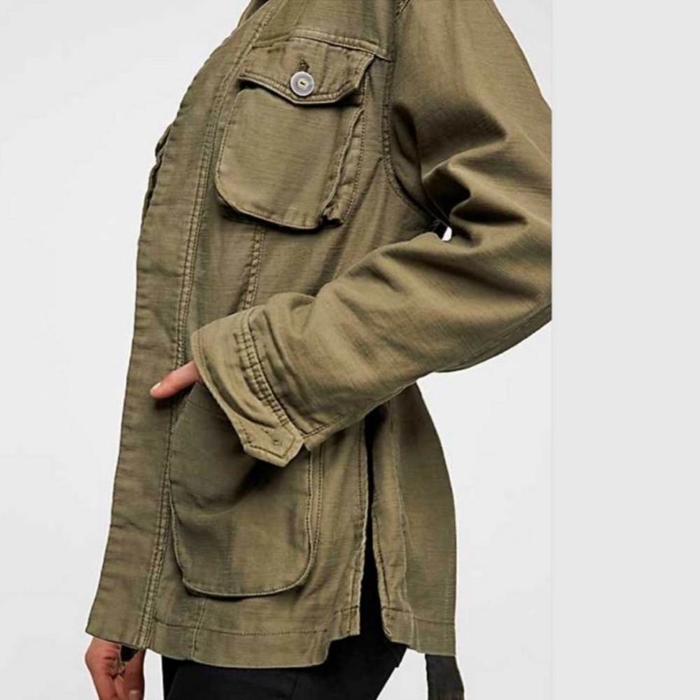 Free People In Our Nature Cargo Jacket Size Small - Picture 3 of 13